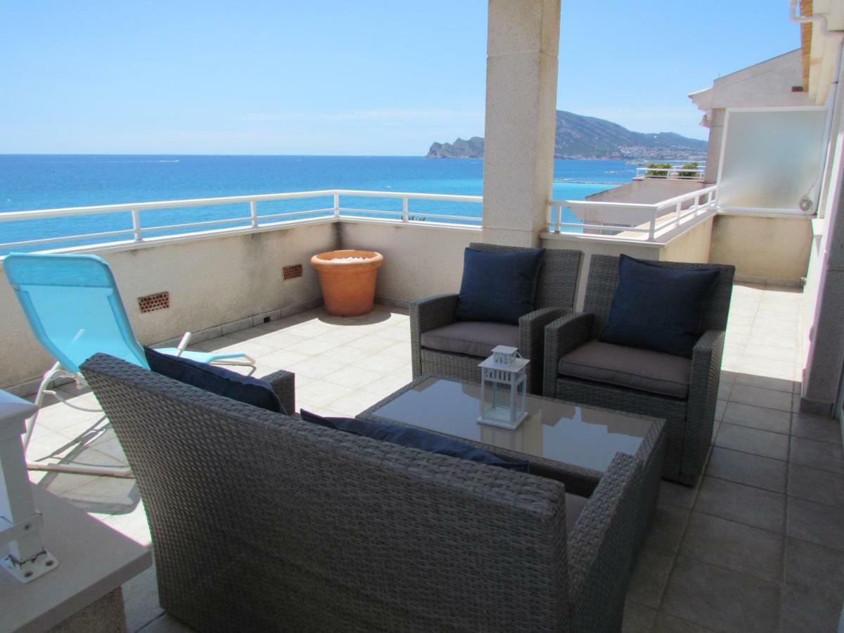 Beach Front Line Penthouse In Altea Exterior foto