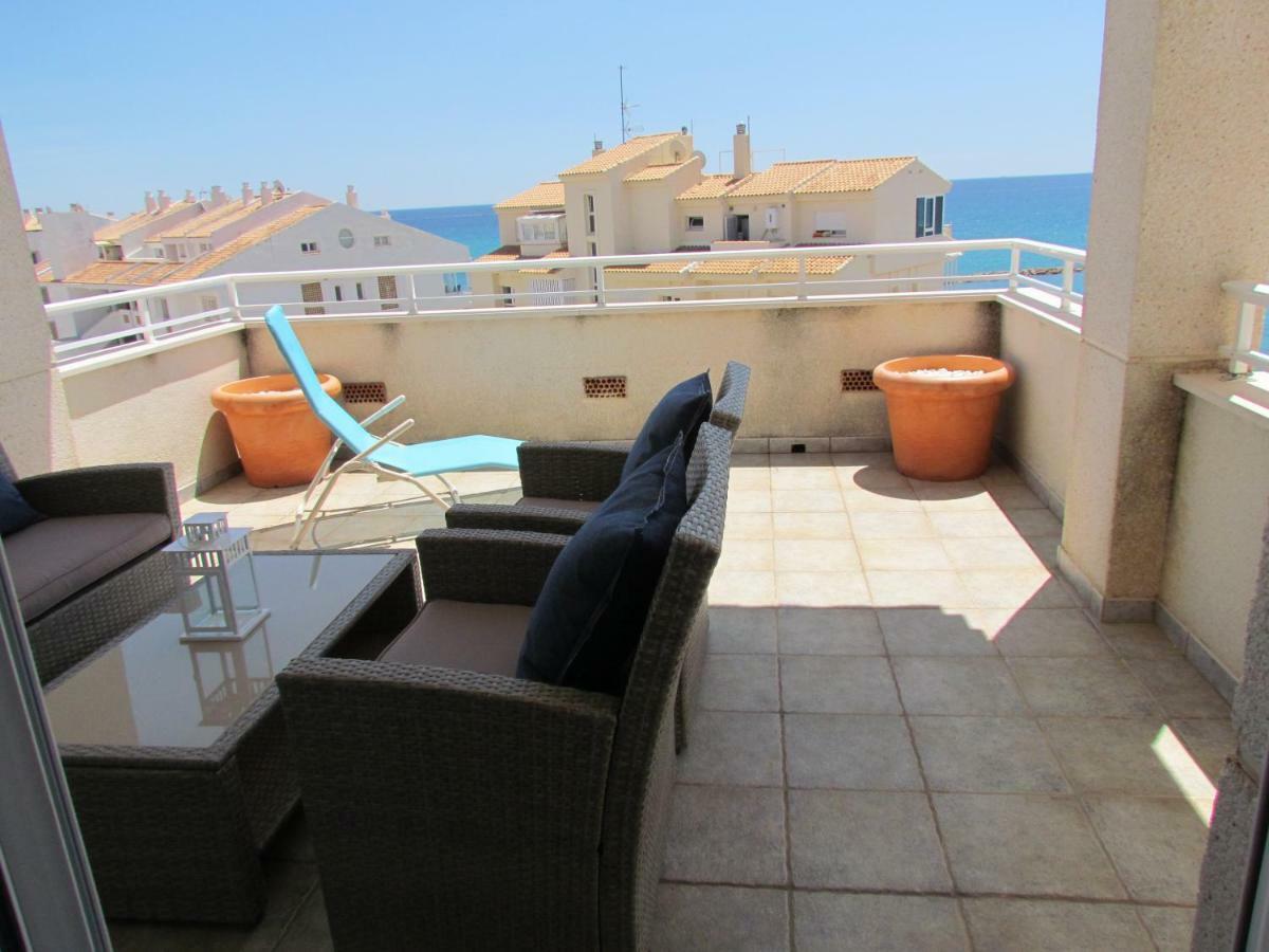 Beach Front Line Penthouse In Altea Exterior foto